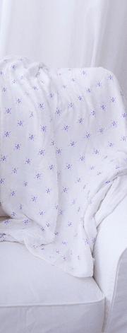Watercolor Star and White Blanket - Little Luxurious Store