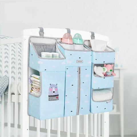 3 - in - 1 Bedside Crib Organizer - Little Luxurious Store