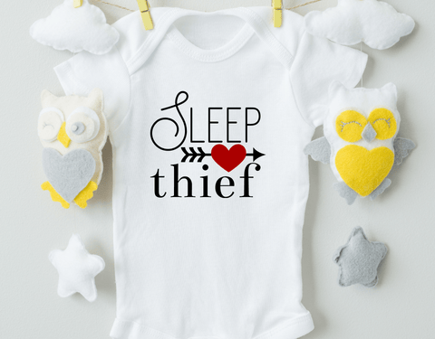 Sleep Thief Cotton Baby Bodysuit - Little Luxurious Store