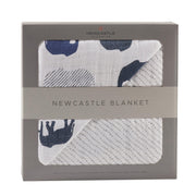 Blue Elephants Blanket - Little Luxurious Store