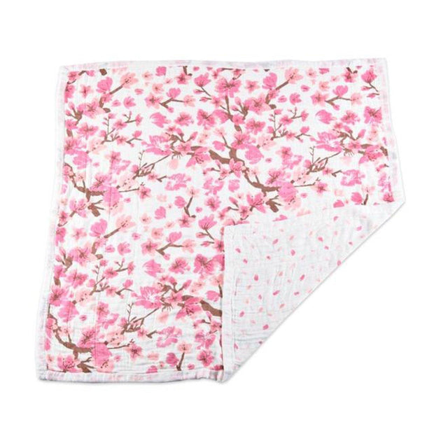 Cherry Blossom Bamboo Blanket - Little Luxurious Store