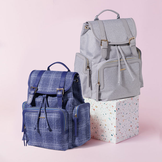Tweed Diaper Bag Backpack - Little Luxurious Store