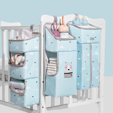 3-in-1 Bedside Crib Organizer