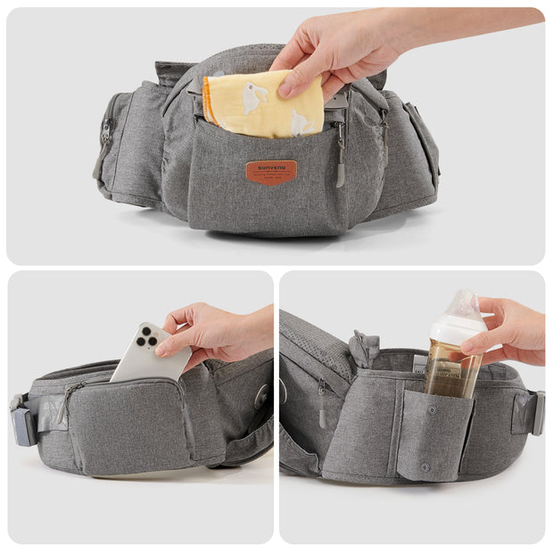 Ergonomic 3 - in - 1 Baby Carrier and Hipseat - Little Luxurious Store