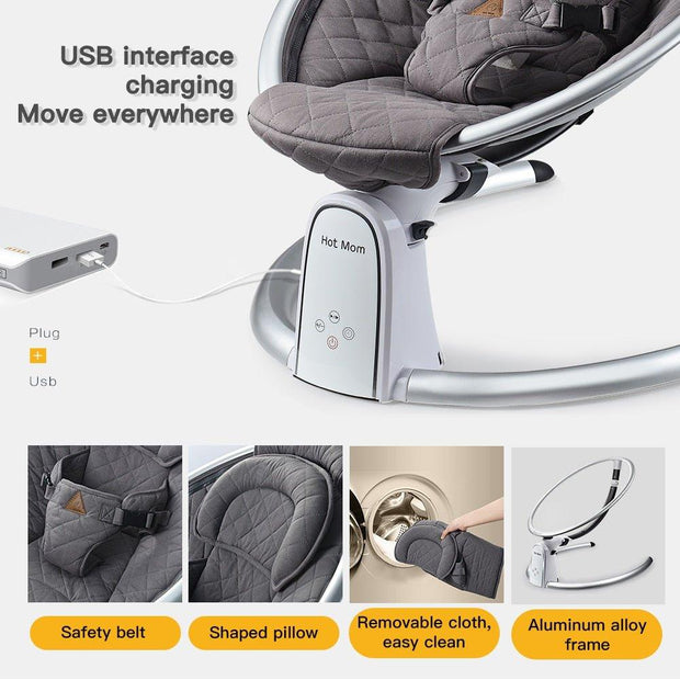Electric Rocking Baby Chair - Little Luxurious Store