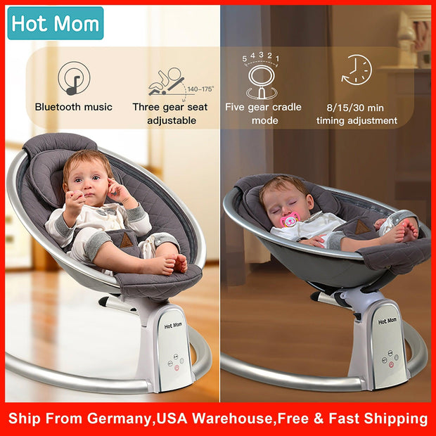 Electric Rocking Baby Chair - Little Luxurious Store