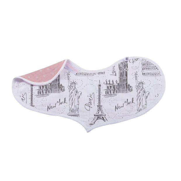 Heart bamboo Bibs - Set of 2 - Little Luxurious Store