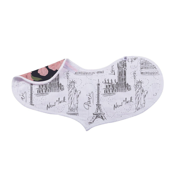 Heart bamboo Bibs - Set of 2 - Little Luxurious Store
