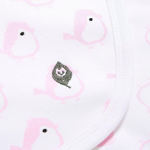 Pink Birdie Blanket - 100% Organic - Little Luxurious Store