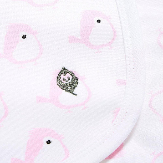 Pink Birdie Blanket - 100% Organic - Little Luxurious Store