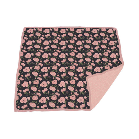 Pink Flower Bamboo Blanket - Little Luxurious Store