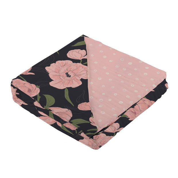 Pink Flower Bamboo Blanket - Little Luxurious Store