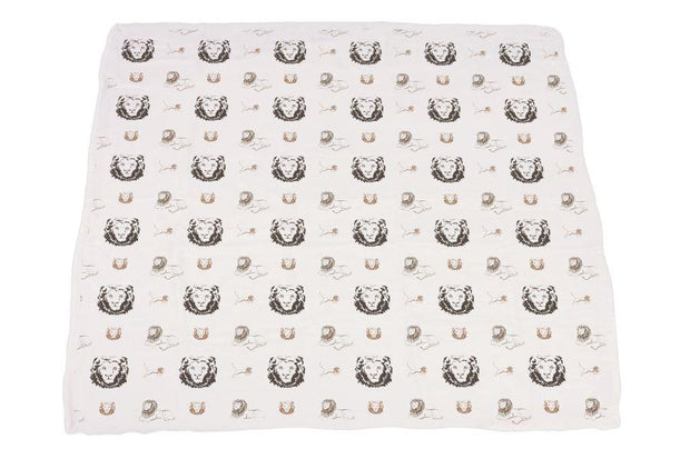 Hear Me Roar Bamboo Blanket - Little Luxurious Store