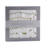 Dino Feet Cotton Muslin Blanket - Little Luxurious Store