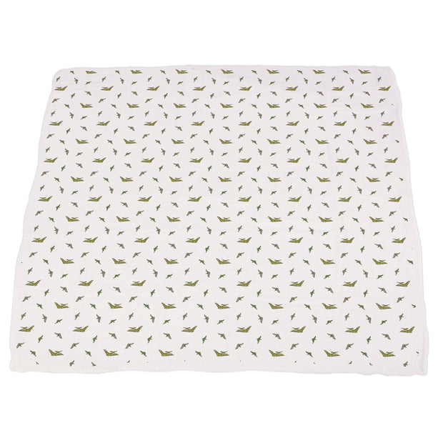 Dino Feet Cotton Muslin Blanket - Little Luxurious Store