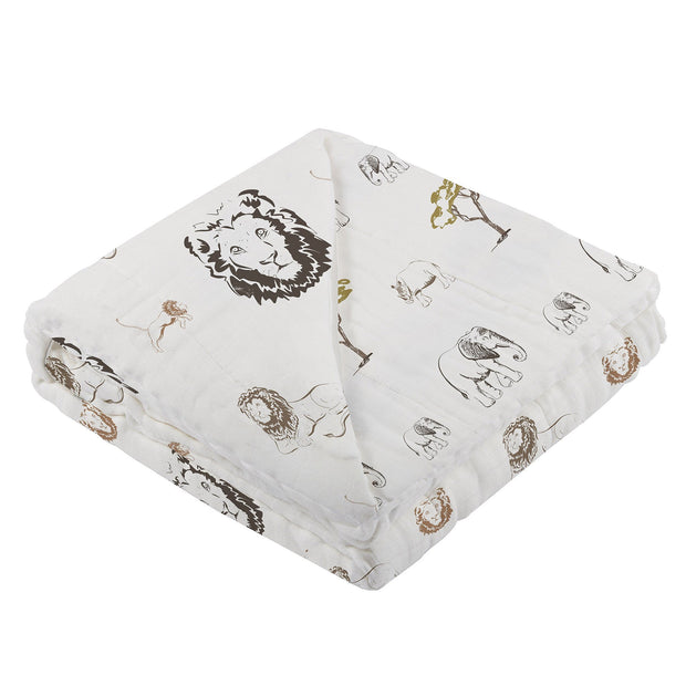 Hear Me Roar Bamboo Blanket - Little Luxurious Store